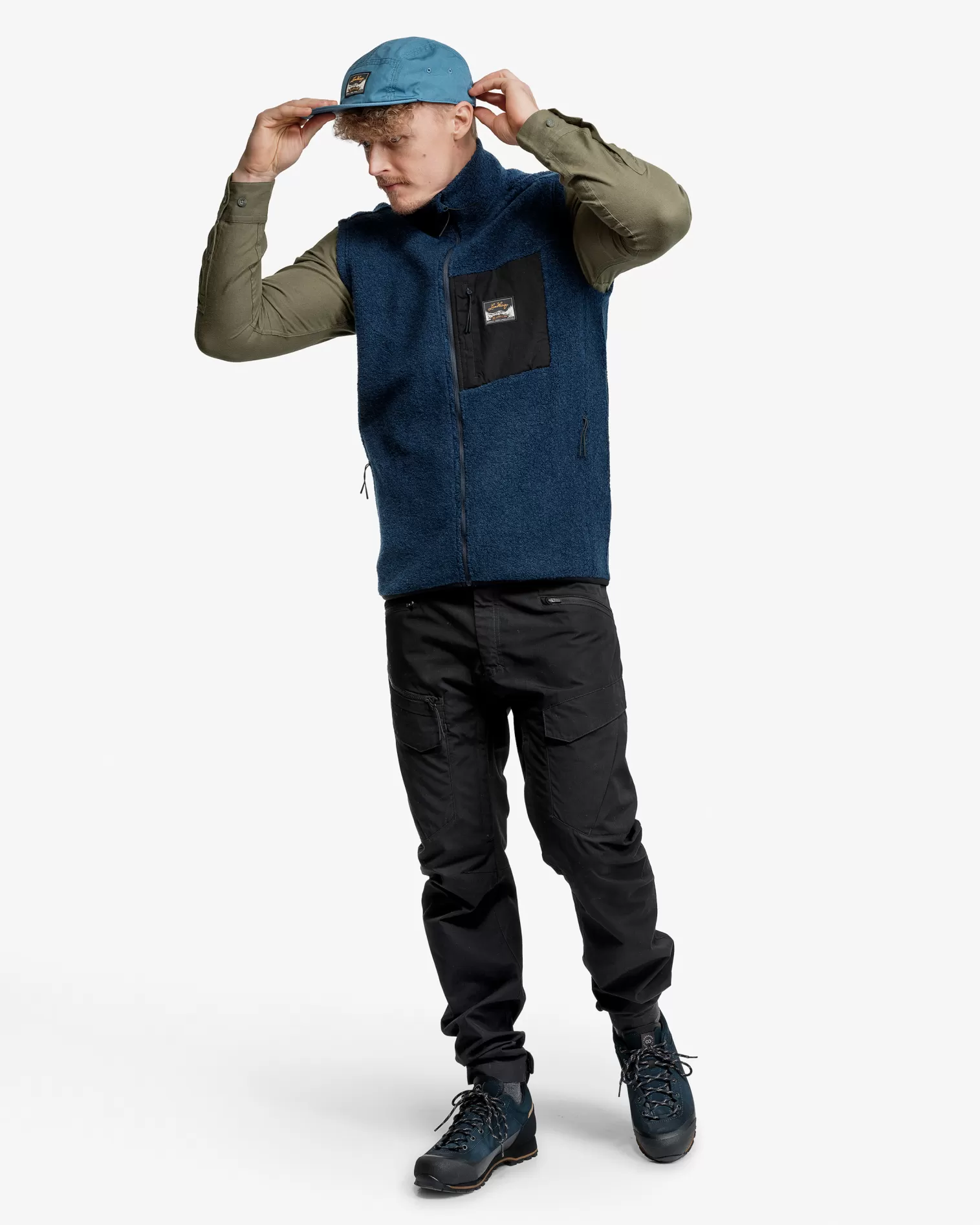 Best Lundhags Flok Wool Ms Pile Vest Light Navy