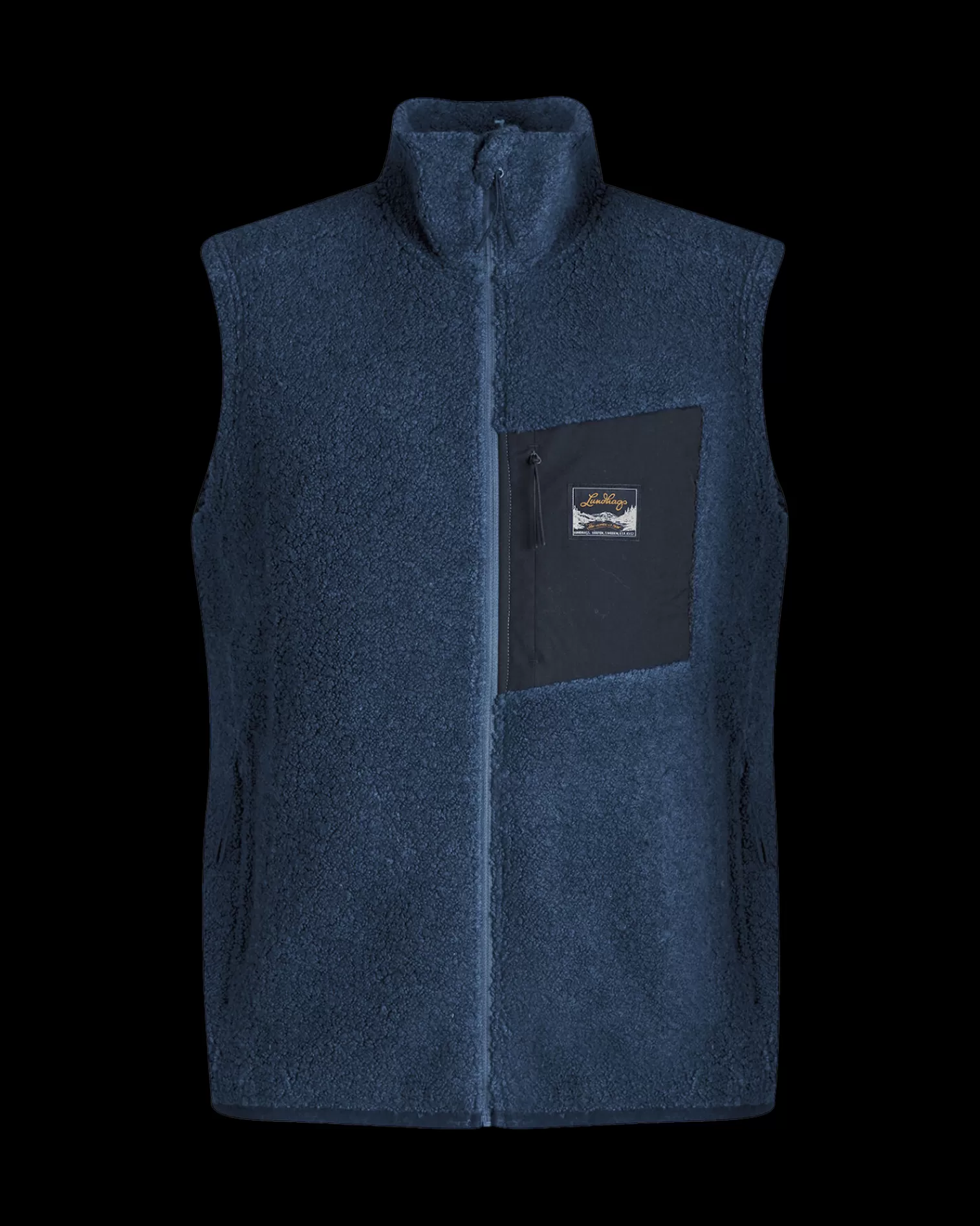 Best Lundhags Flok Wool Ms Pile Vest Light Navy
