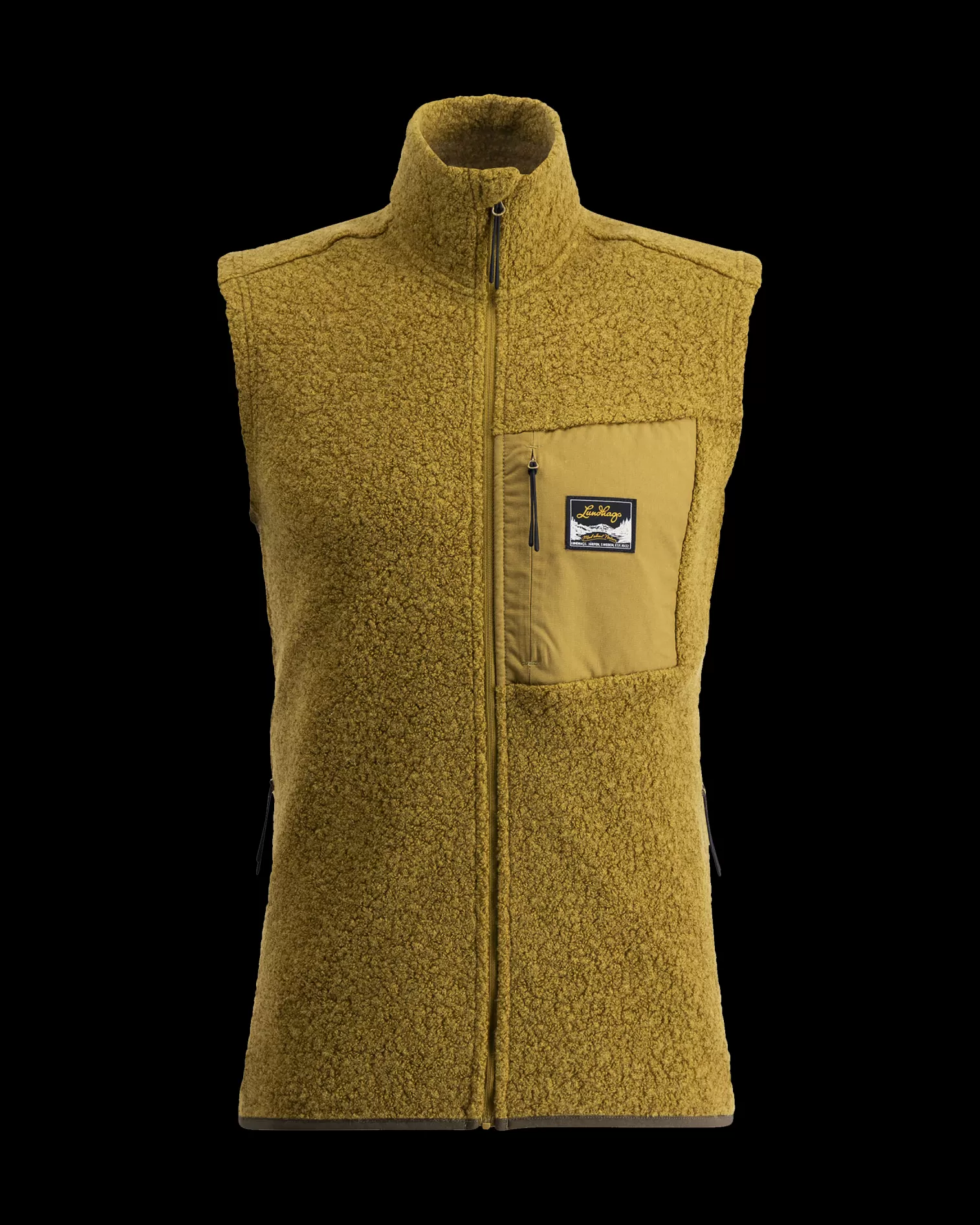 Clearance Lundhags Flok Wool Ms Pile Vest Olive