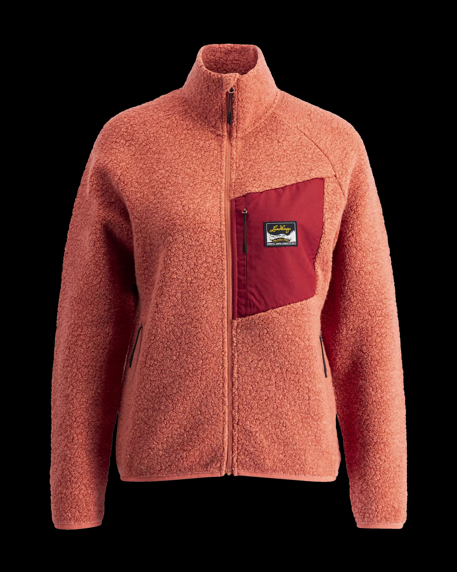 Shop Lundhags Flok Wool Ws Pile Pink Rouge