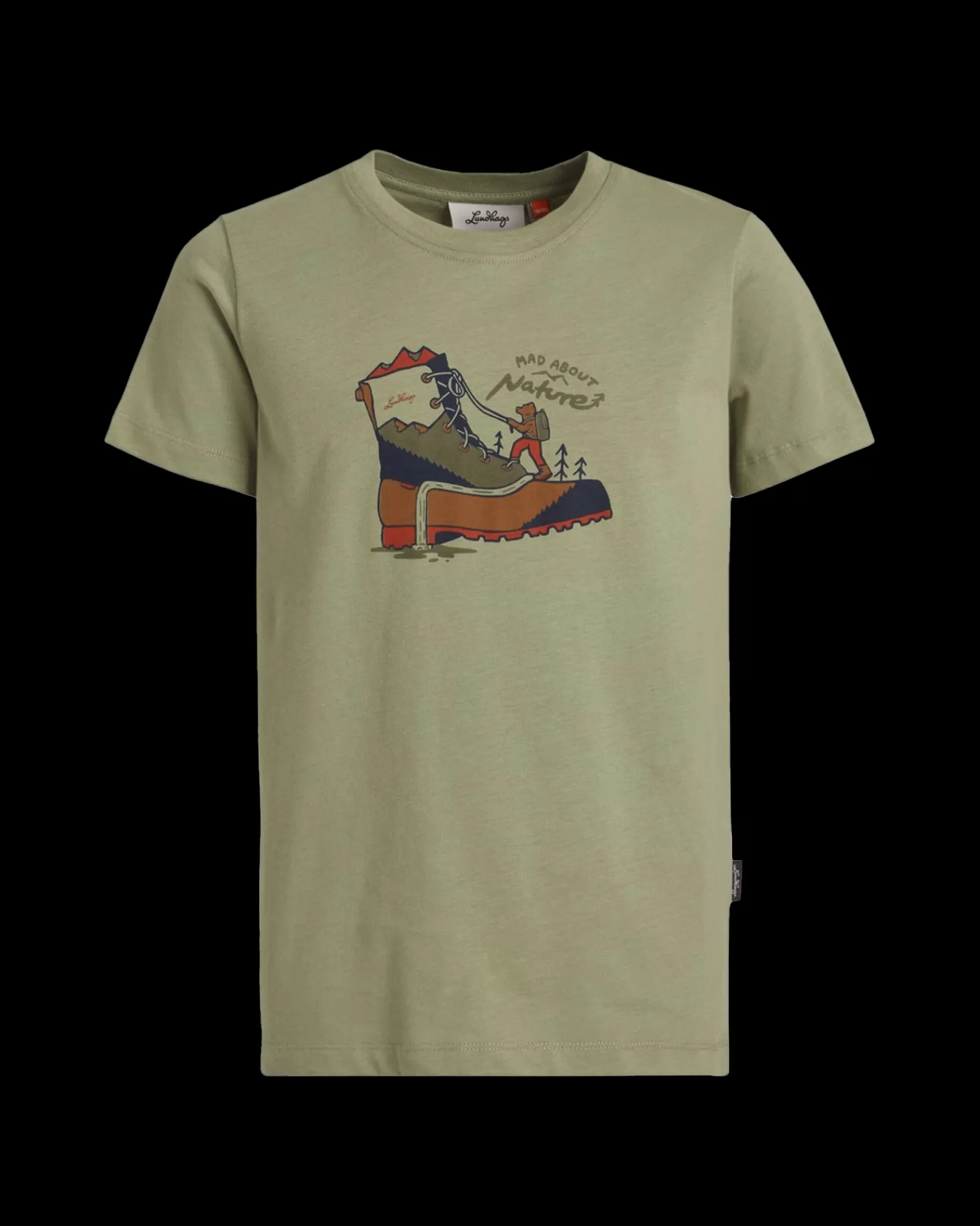New Lundhags Fulu Climbing T-shirt Jr Lichen