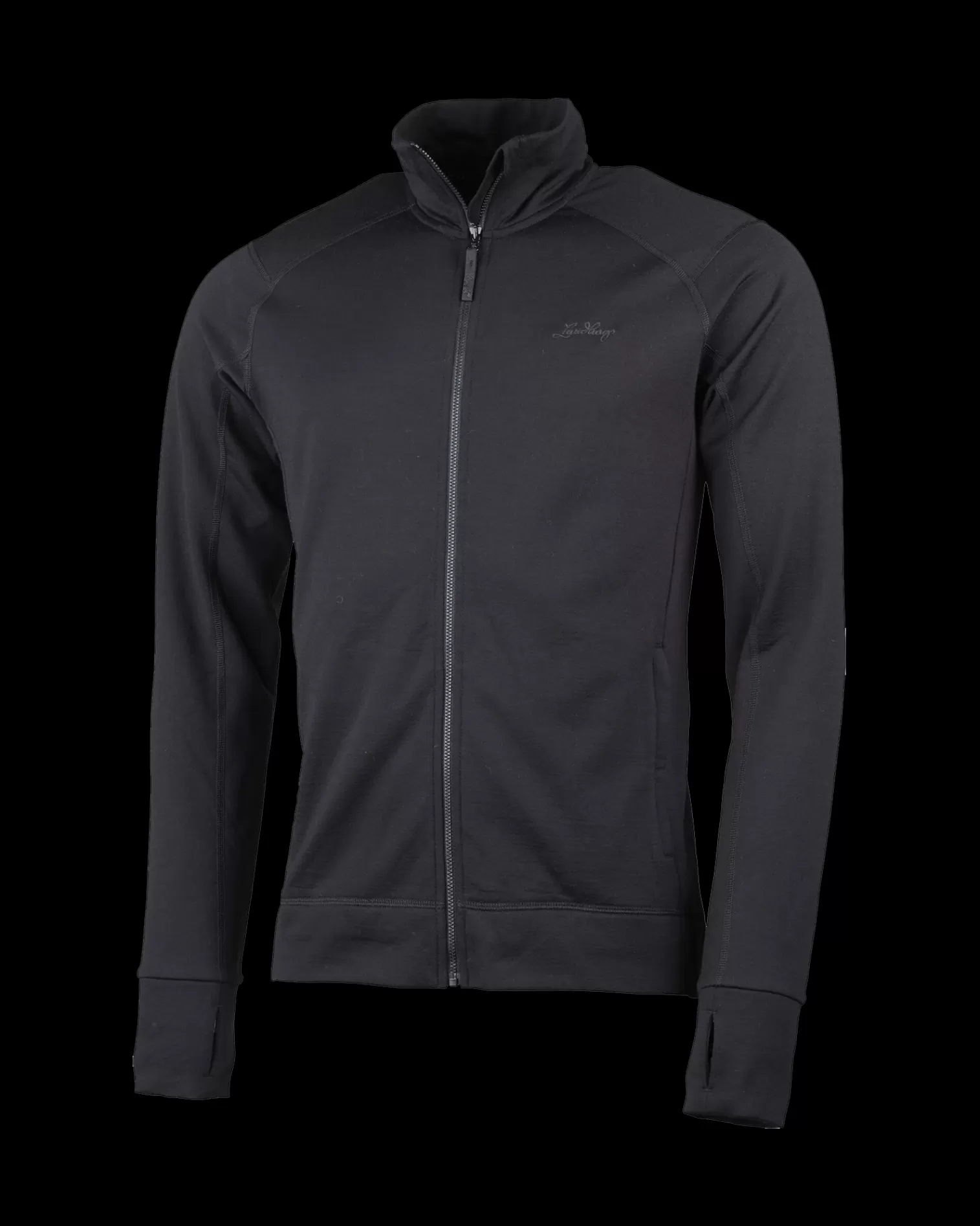 Online Lundhags Ullto Merino Ms Full Zip Black